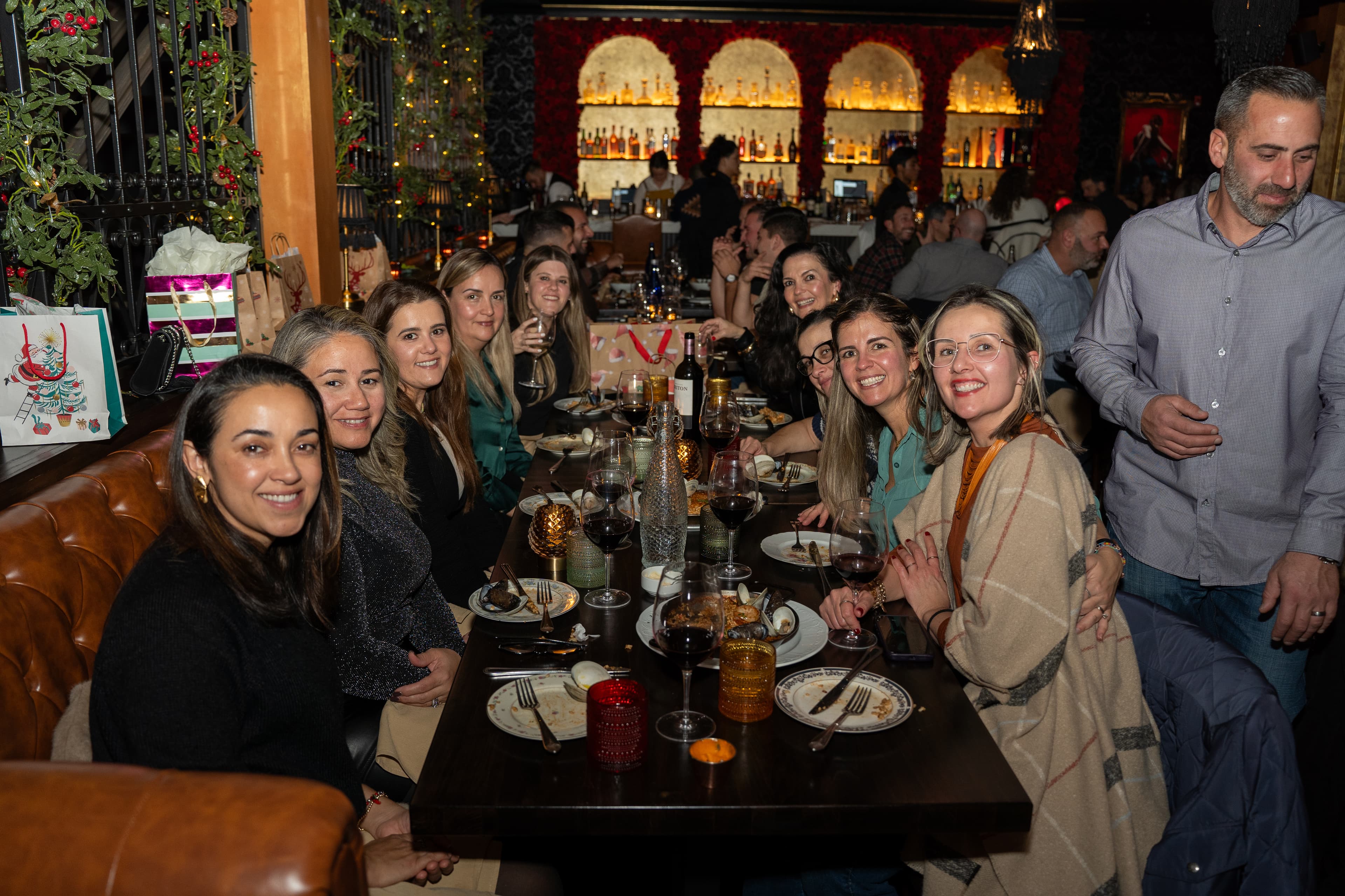 Private holiday celebration dinner at Vida restaurant Westchester
