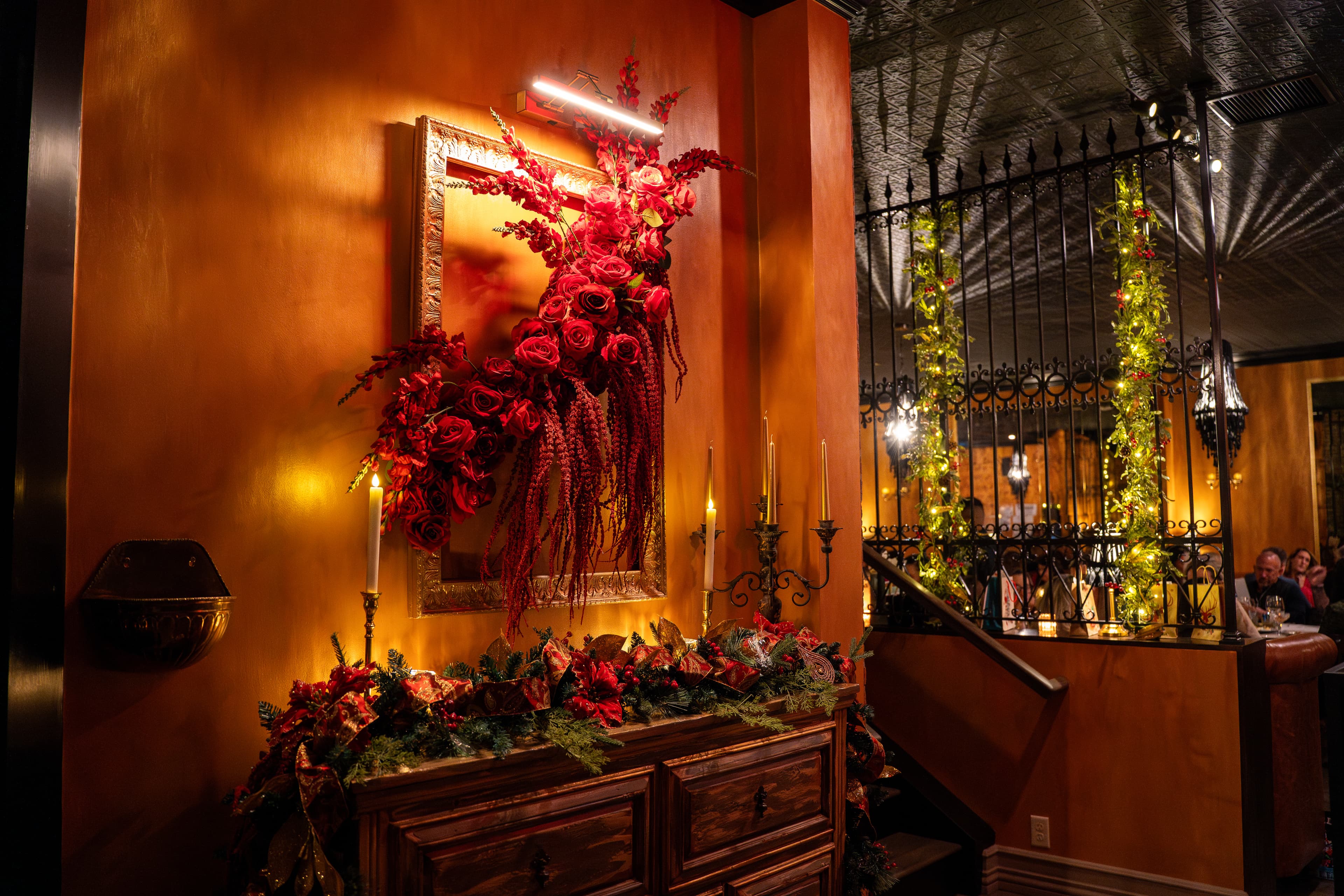 Vida restaurant entrance and hostess stand in Thornwood, Westchester County