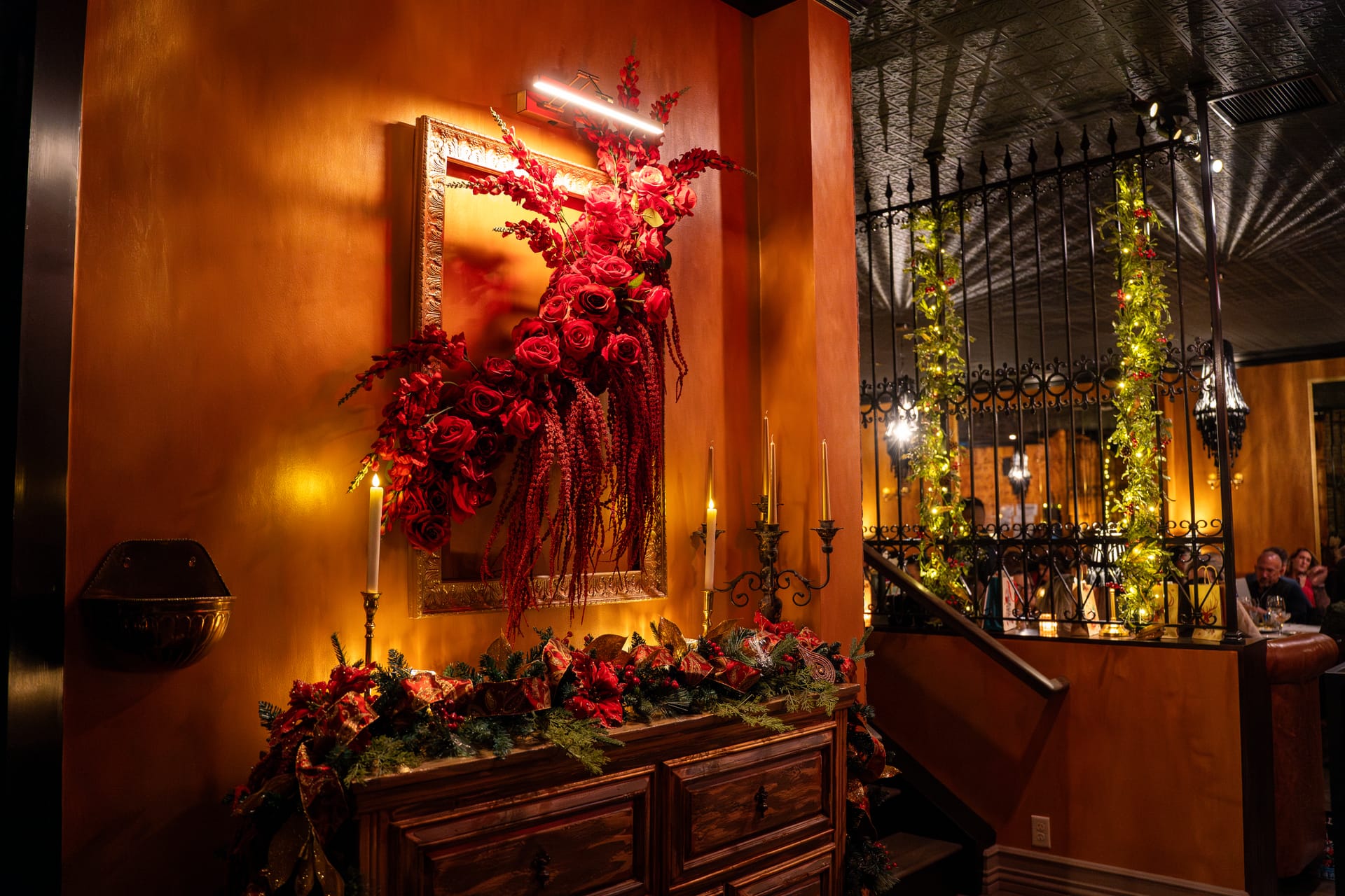 Vida restaurant entrance and hostess stand in Thornwood, Westchester County